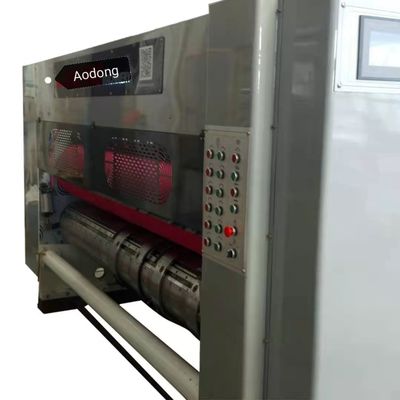 印刷する高速カートンFlexo型抜き機械鉛の供給に細長い穴をつける